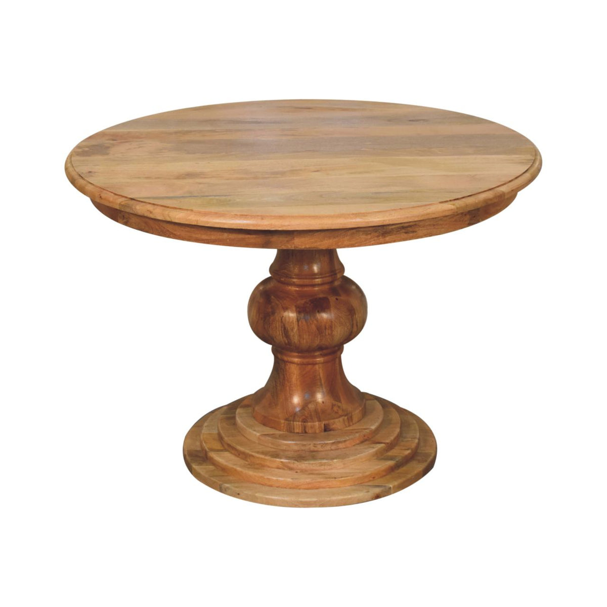 Solid Wood Round Turned Dining Table
