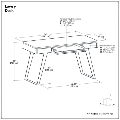 Lowry - Handcrafted Desk