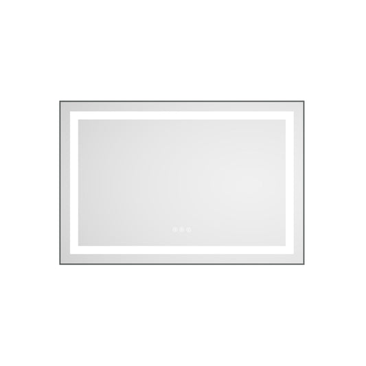 36" x 24" LED Bathroom Mirror with Front and Backlight
