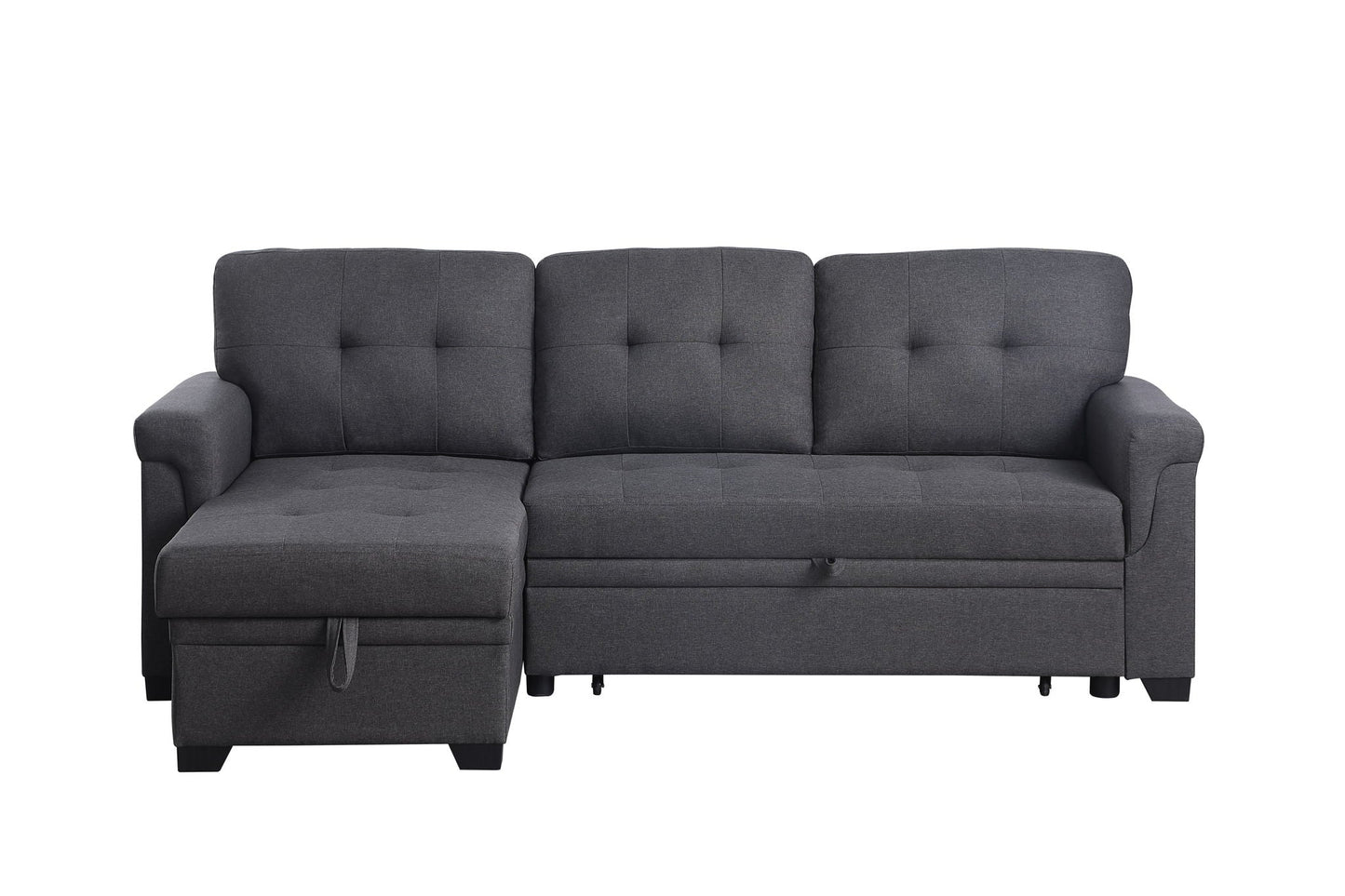 Lucca - Reversible Sleeper Sectional Sofa With Storage Chaise