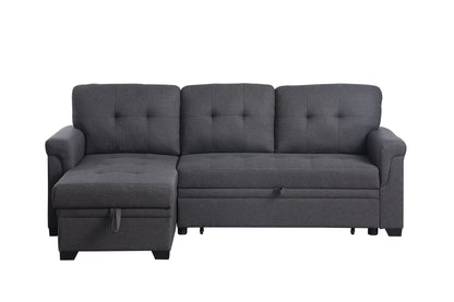 Lucca - Reversible Sleeper Sectional Sofa With Storage Chaise