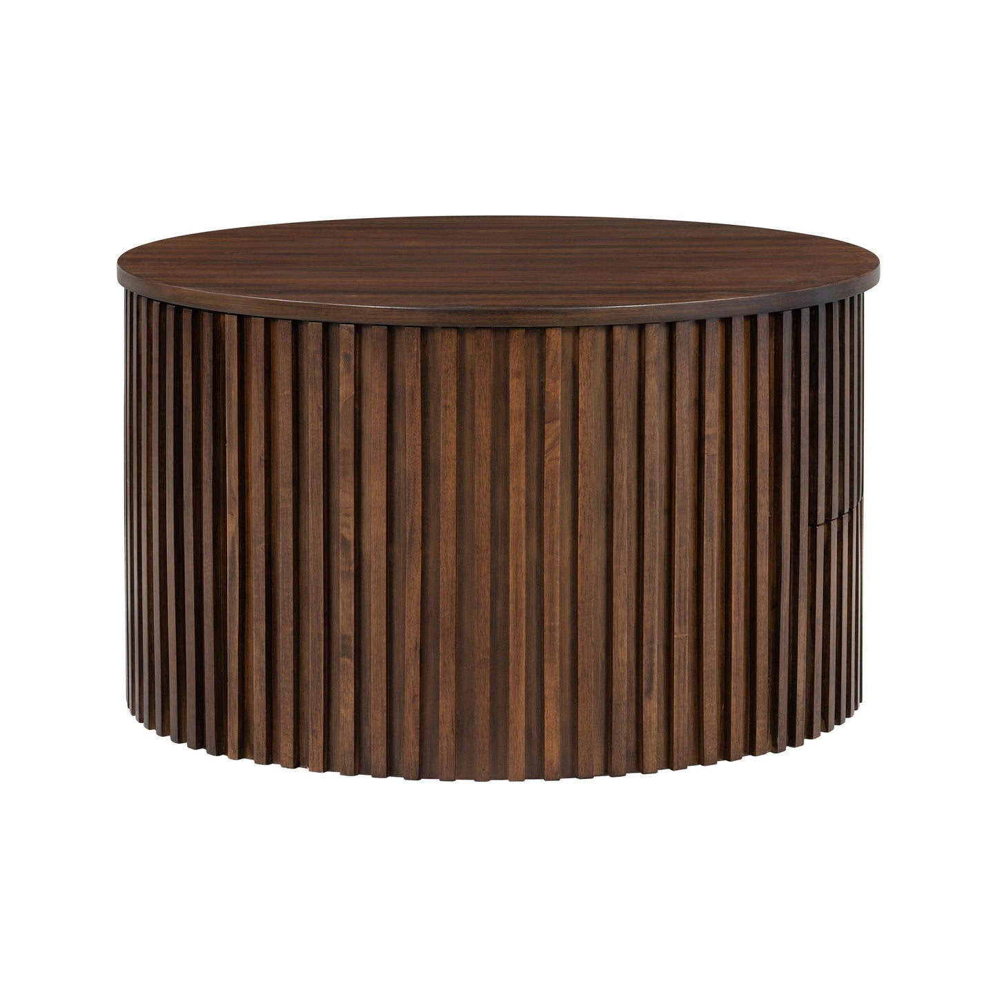 Round Lift Top Coffee Table With Hidden Storage For Living Room