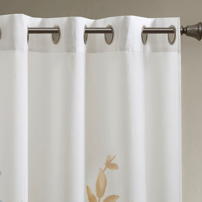 Burnout Printed Curtain Panel (Only 1 Pc Panel)