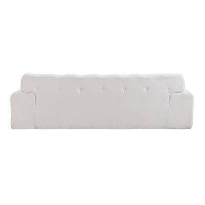 88 in. Cloud 3 Seater Chenille Sofa with Button Tufted Upholstery