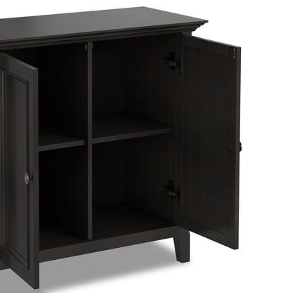 Amherst - 2 Door Storage Cabinet & Adjustable Shelving - Brown