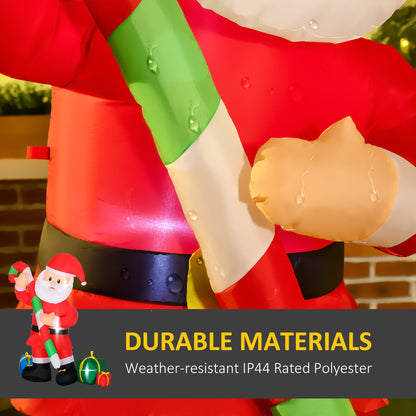HOMCOM 6ft Christmas Inflatables Outdoor Decorations