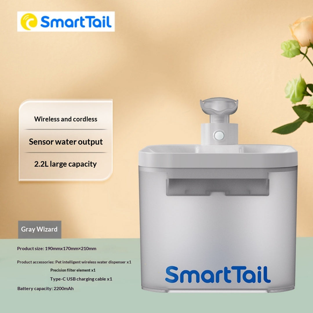Automatic Sensor-Activated Pet Water Fountain