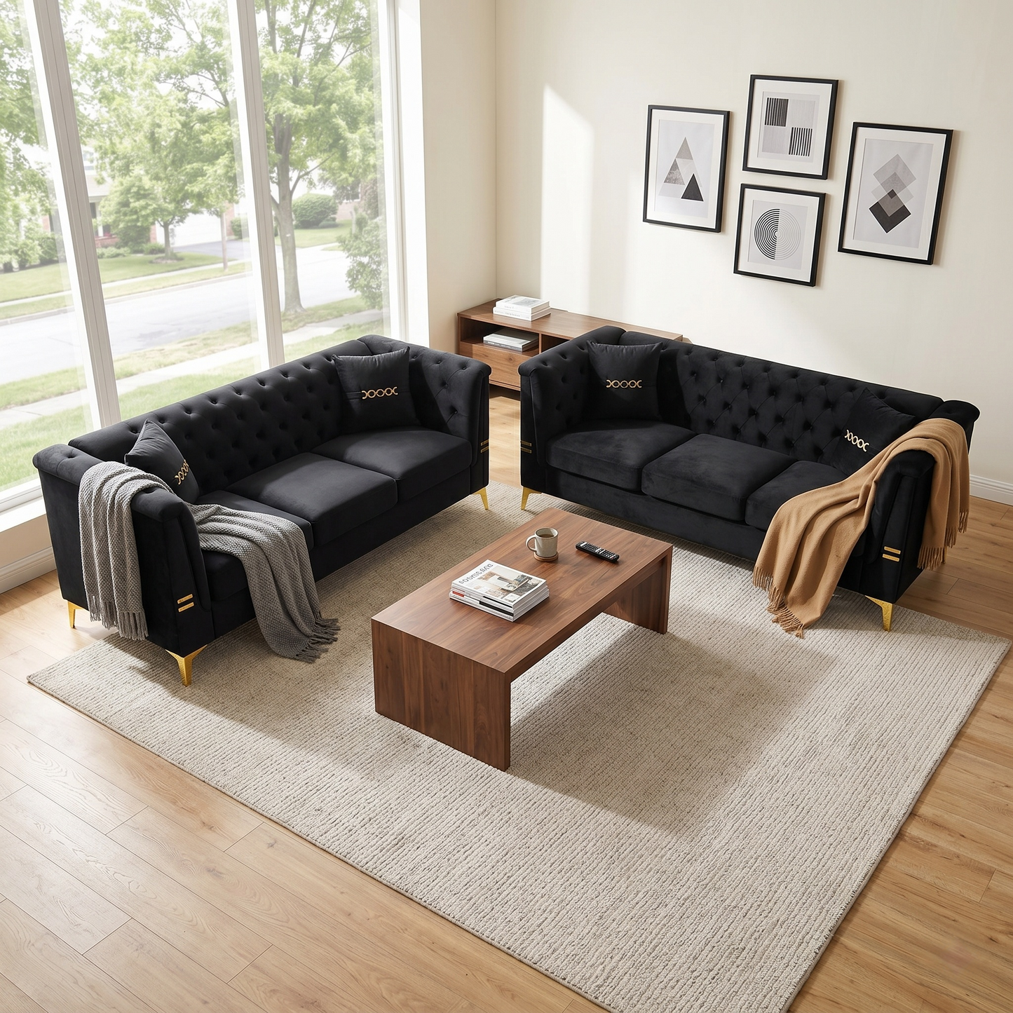 FX-P83-2PC Sofa Set by KUNHE GmbH