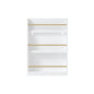 3 Tier Book Shelf, Compact Storage For Bedrooms