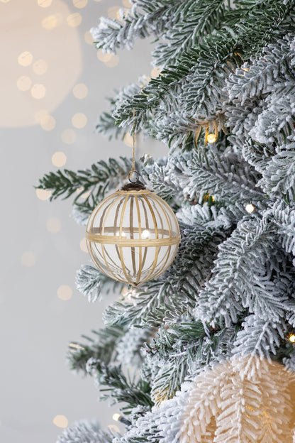 D5" X-Mas Hanging Ornament, Set of 2