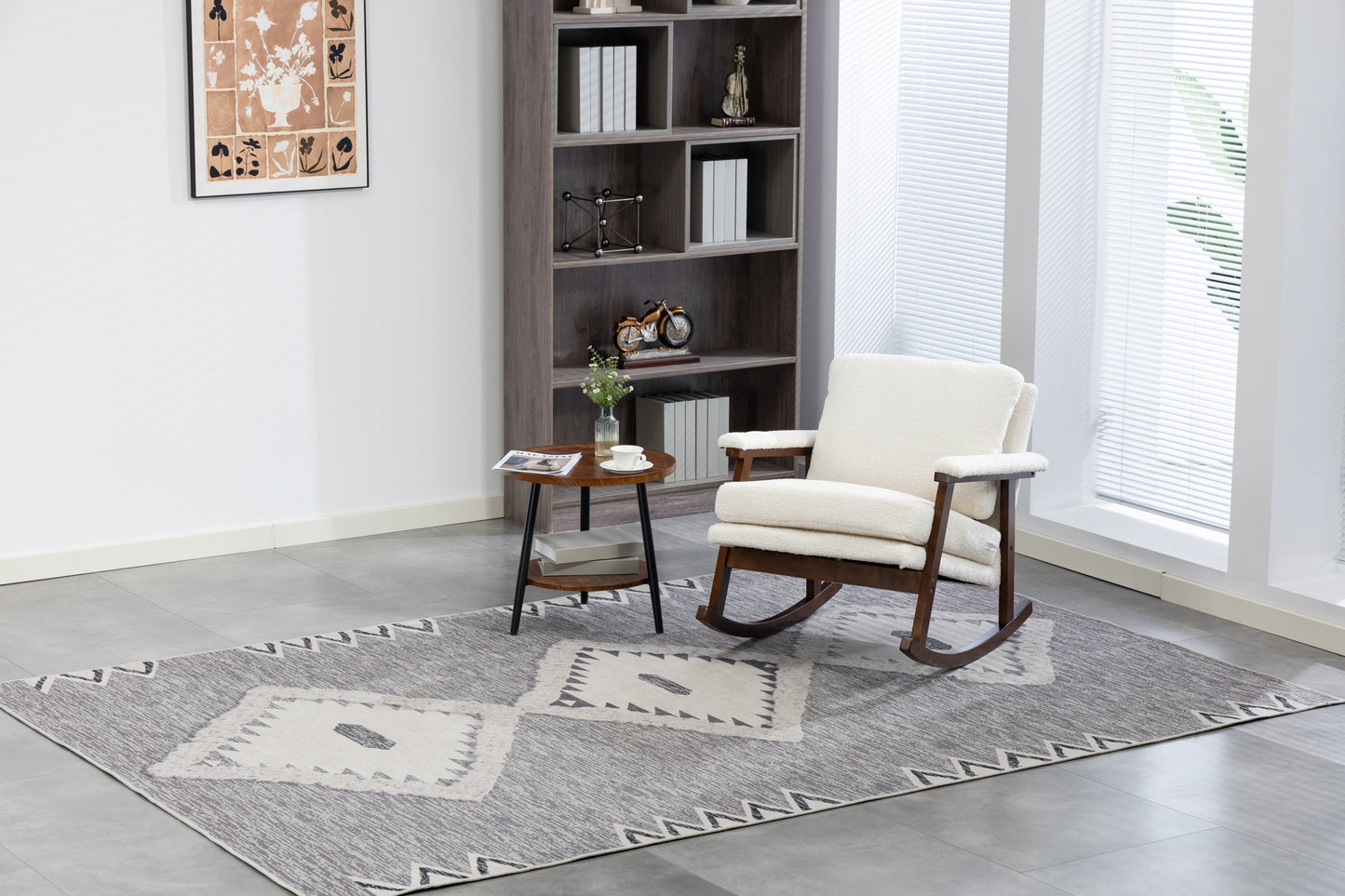 Mid Century Modern Accent Rocking Chair