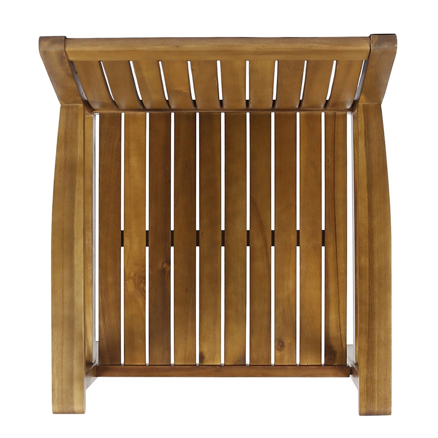 Amethyst Outdoor Dining Chair With Slat Design (Set of 2) - Natural