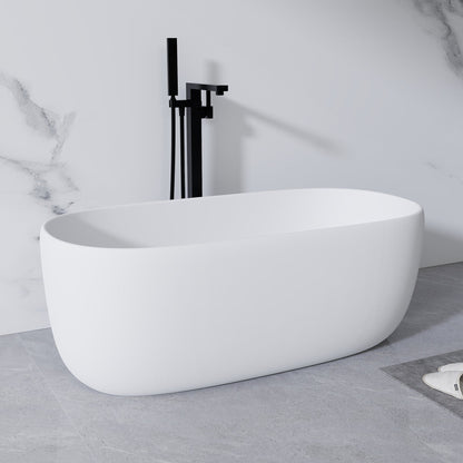 51" Freestanding Bathtub in Matte White