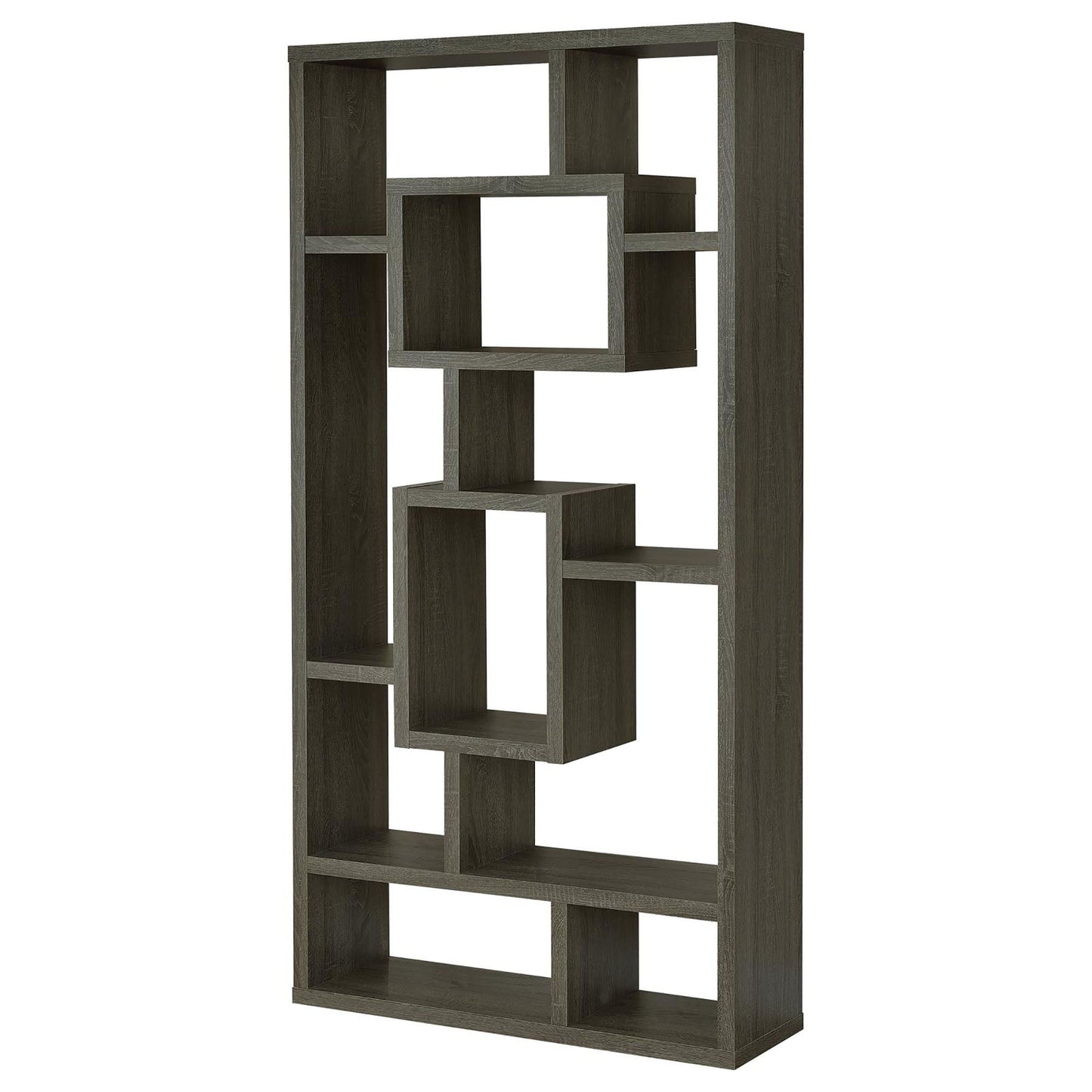 10 Shelf Open Back Bookcase