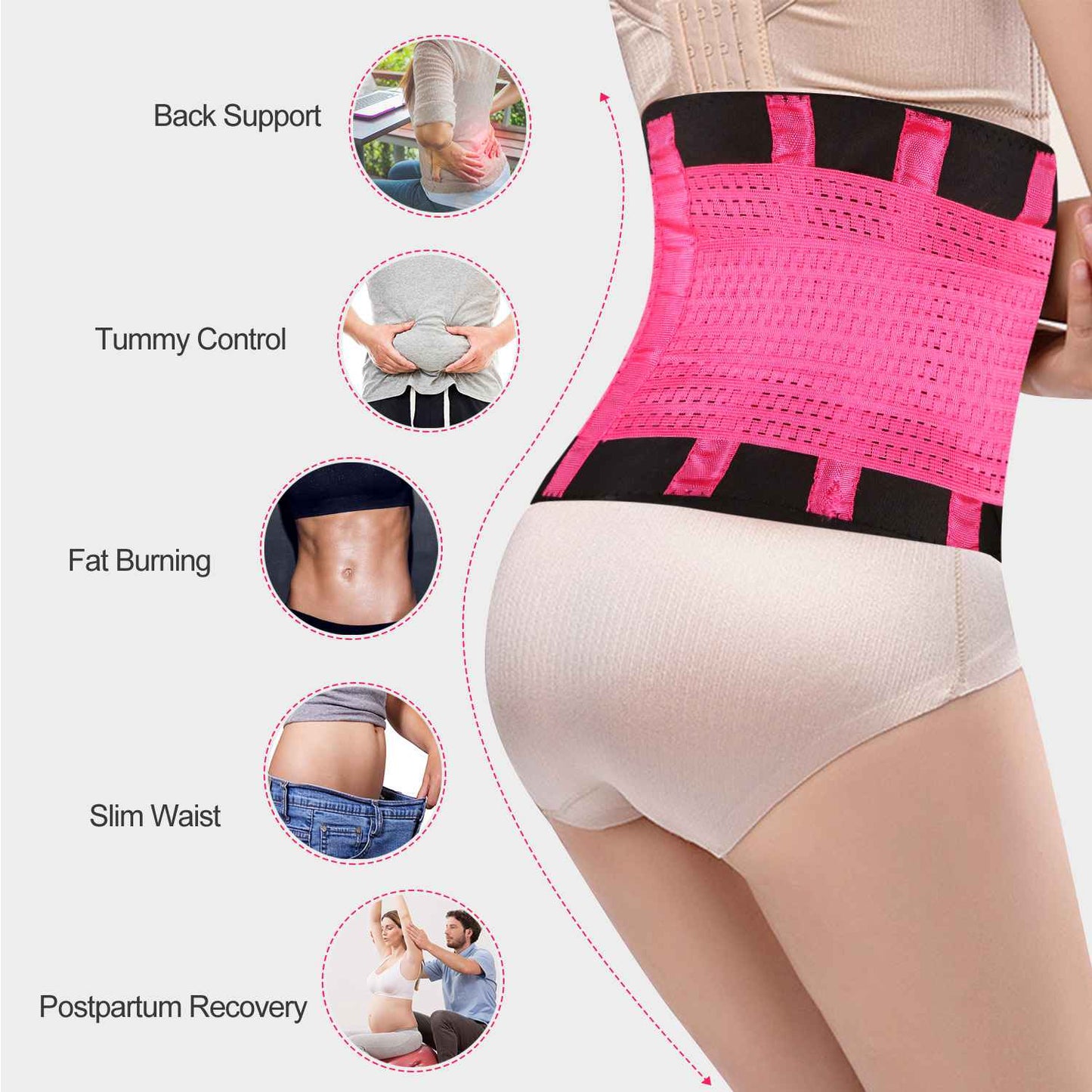 GBruno U-Shaped Slimming Waist Belt