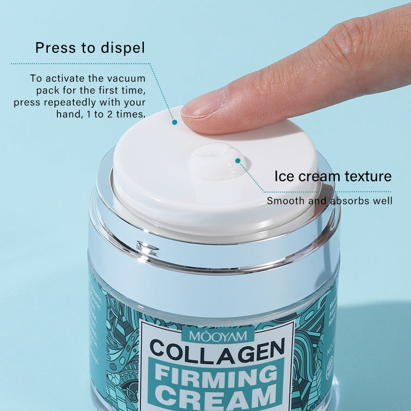 Anti-Wrinkle Face Cream Containing Hyaluronic Acid Hydrating High Moisturizing Fade French