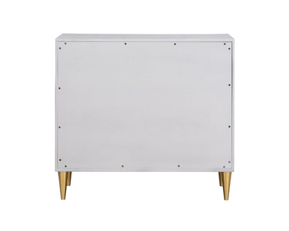 Anson Console Cabinet - Silver / Champagne