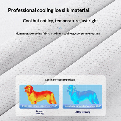 Cooling Vest For Medium And Large Dogs Pet Clothing For Heatstroke Prevention