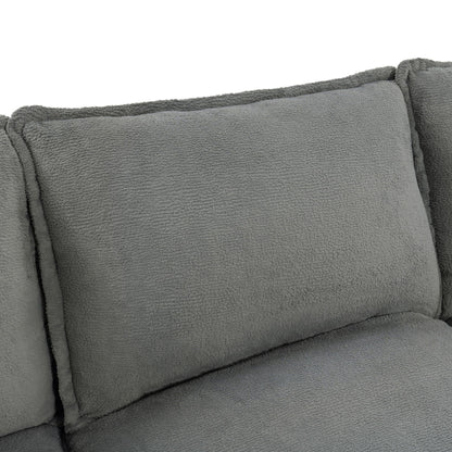 Modern Single Seat Accent Chair With Side Storage Pockets
