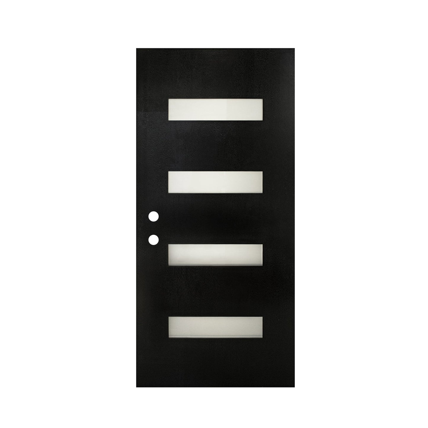 36 x 80 Fiberglass Entry Door Slab Only, Frosted Glass