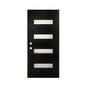 36 x 80 Fiberglass Entry Door Slab Only, Frosted Glass