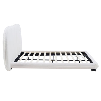 Extra Thick Upholstered Platform Bed Frame