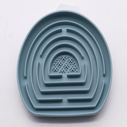Slow Food Anti-choke Silicone With Suction Cup Pet Food Basin