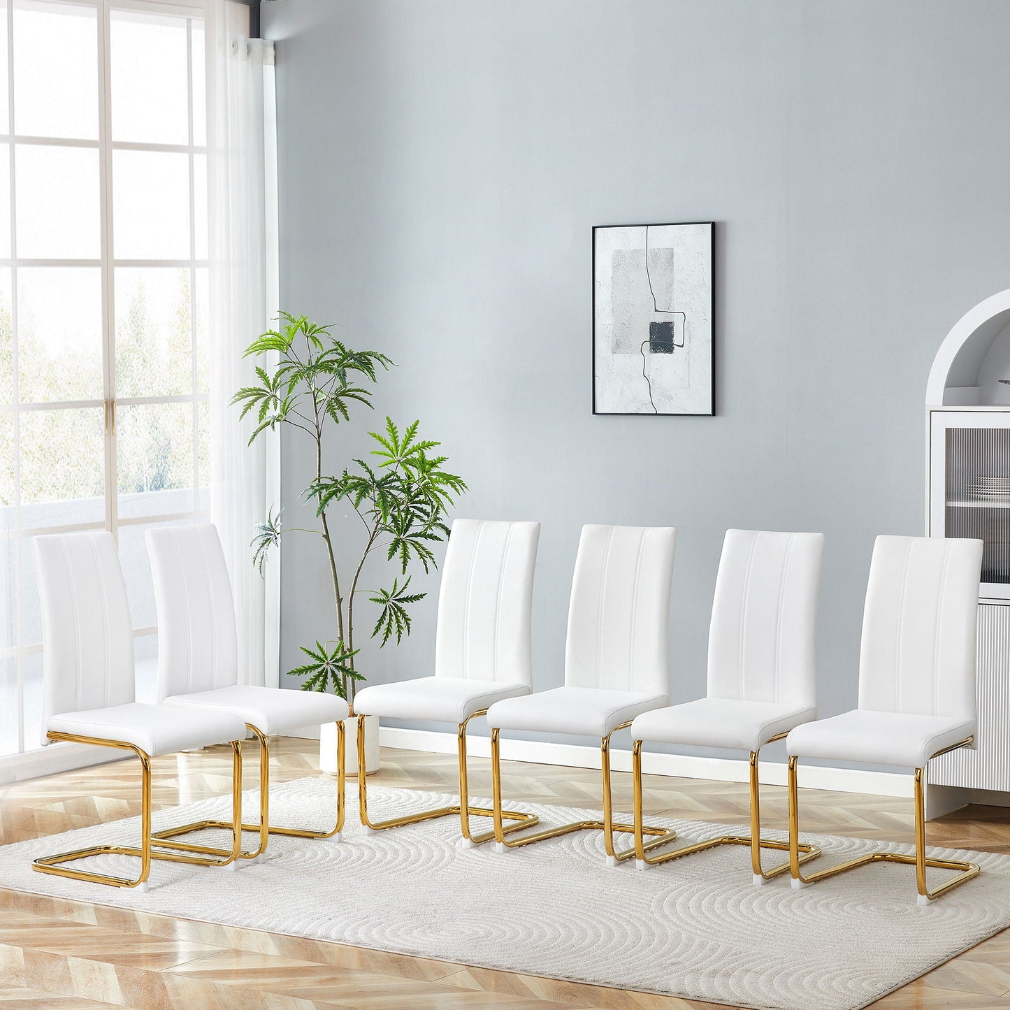 Luxury Aesthetic Upholstered Dining Chairs For Dining Room