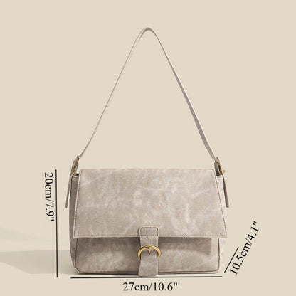 Hobo bag for women, large capacity portable commuter armpit bag, versatile shoulder bag, vintage tote bag