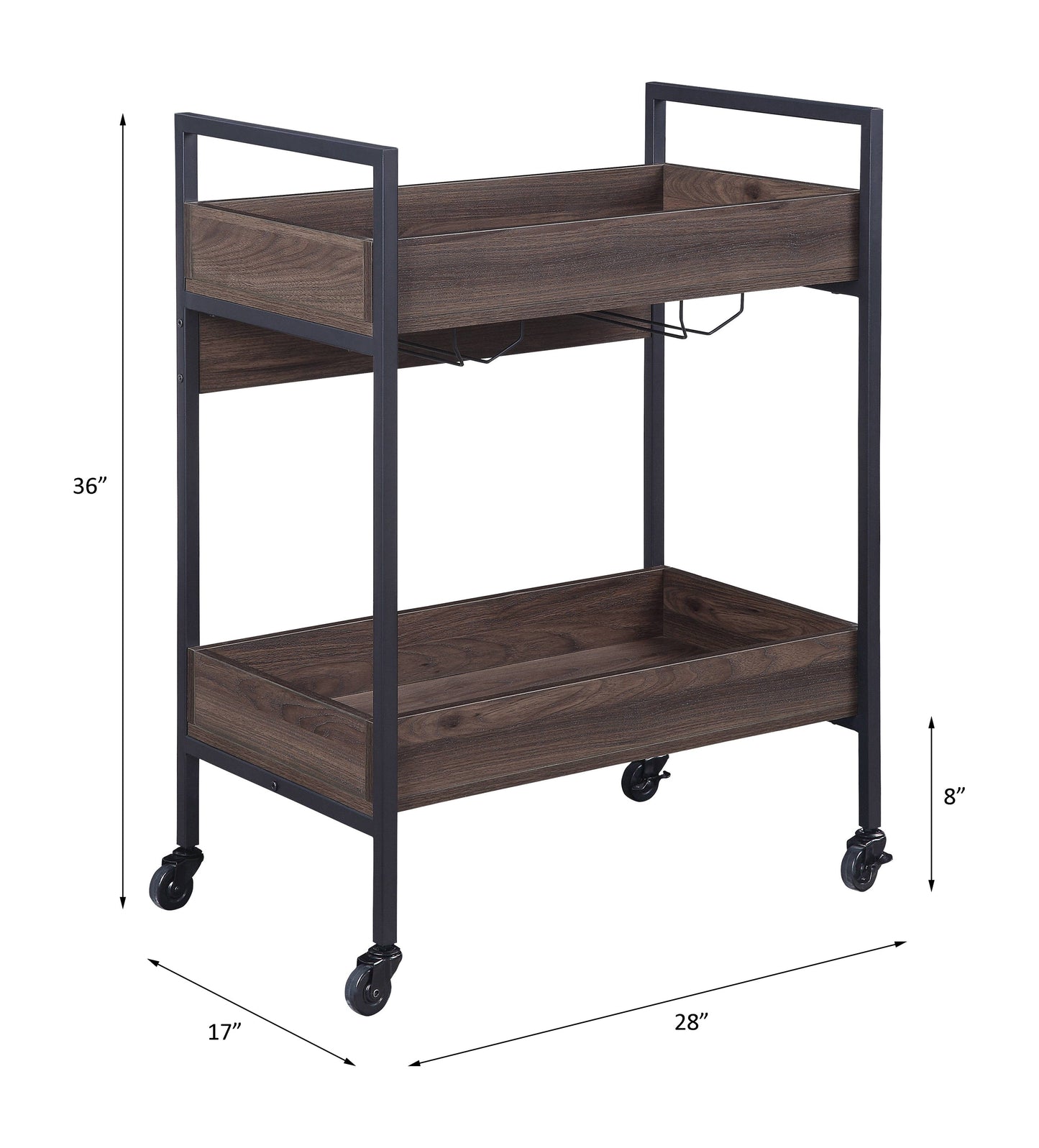 Jerrick Kitchen Island & Serving Cart