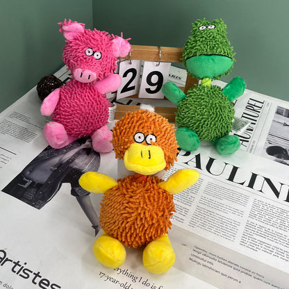 Dog Bite Sound Pet Plush Toy Standing Posture Microfiber Animal Bite-resistant Bends And Hitches Doll
