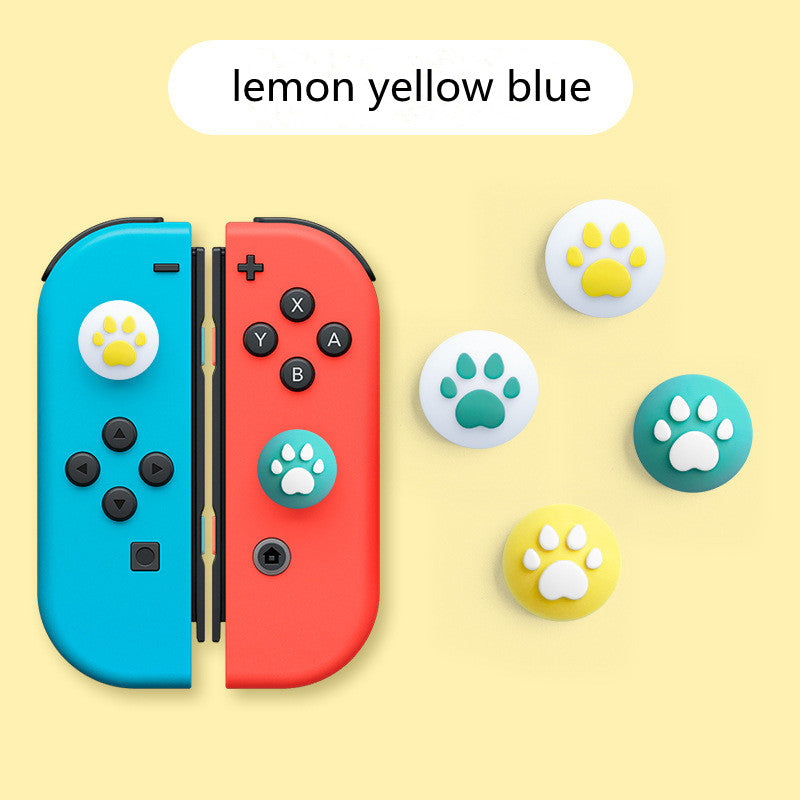 New 4 pieces cute For Nintendo Lite Rocker Cat Claw Key Accessories button attachments