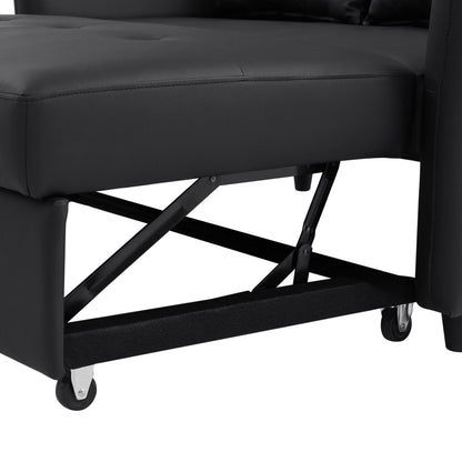 Convertible Sleeper Sofa Bed With 3 USB Ports