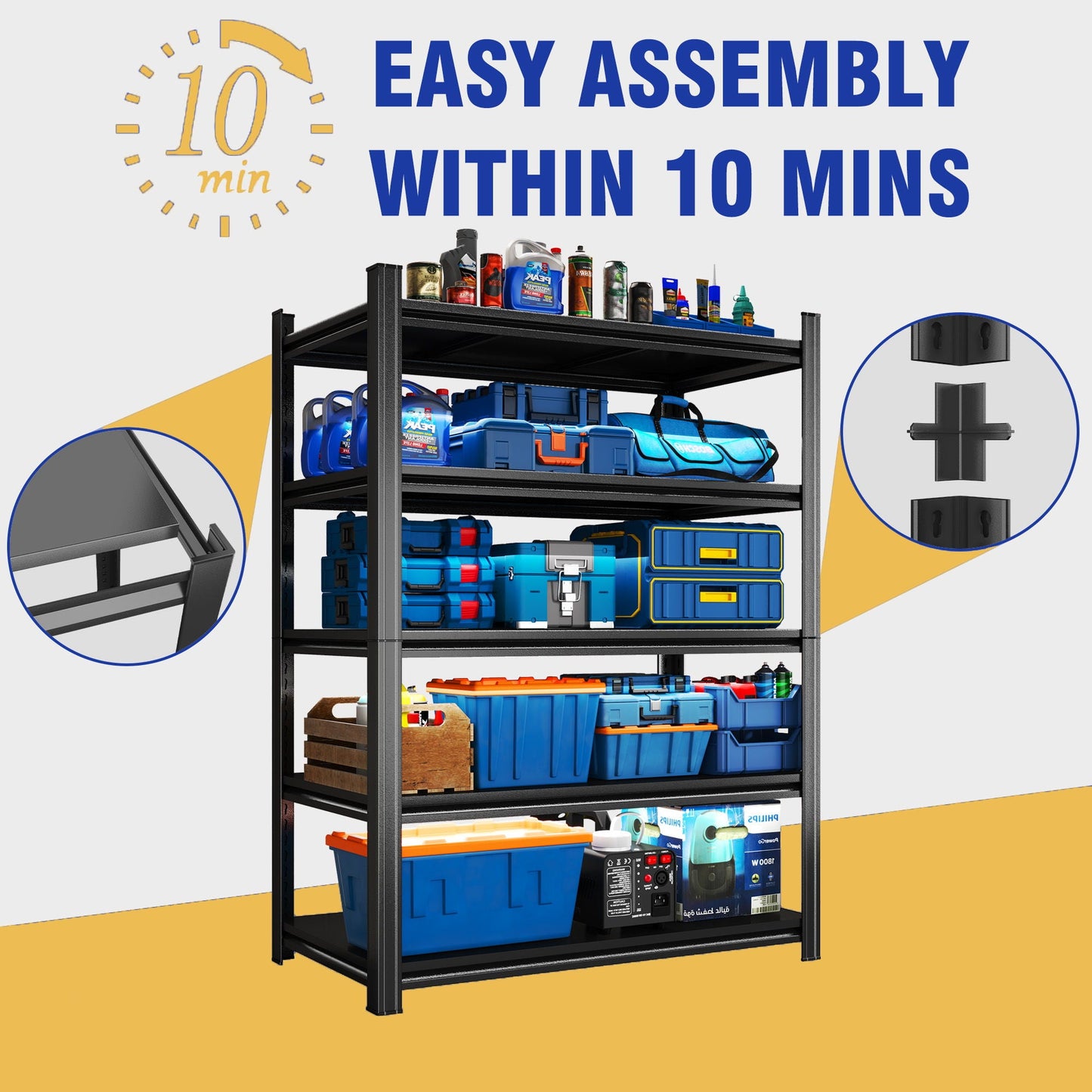 Adjustable Garage Shelf