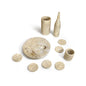 10 Pieces Luxury Natural Marble Dining Room Accessories Set