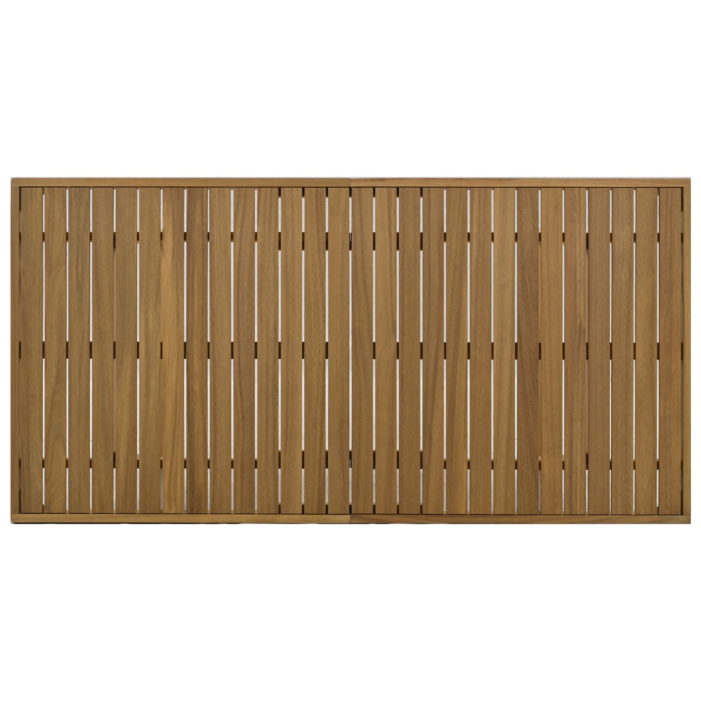 U_Style Multi-Person Outdoor Acacia Wood Dining Table and Chair Set