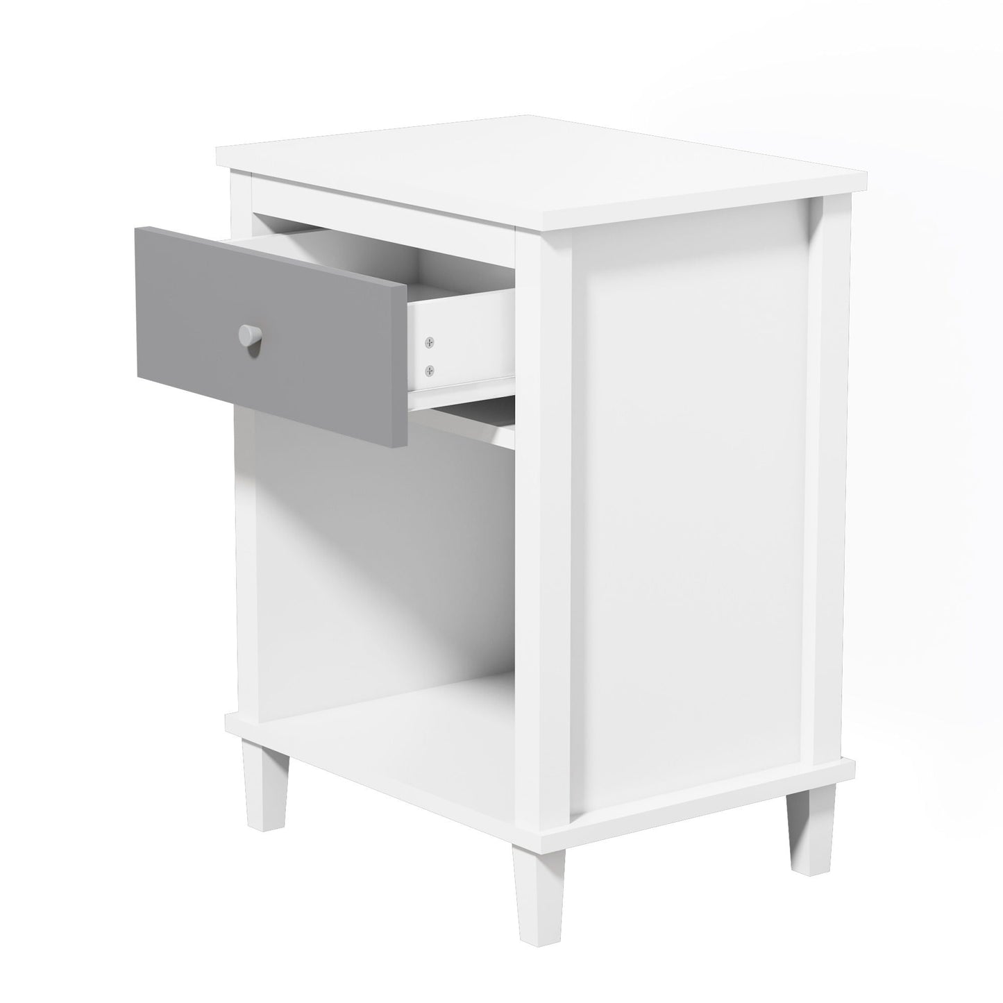 Nightstand With 1 Drawer 1 Shelf