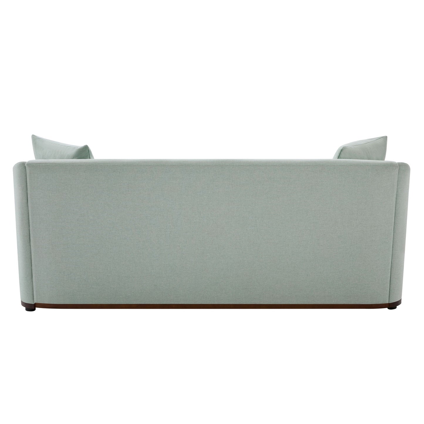 3 Seater Sofa With Wrap Around Armrests And Throw Pillows