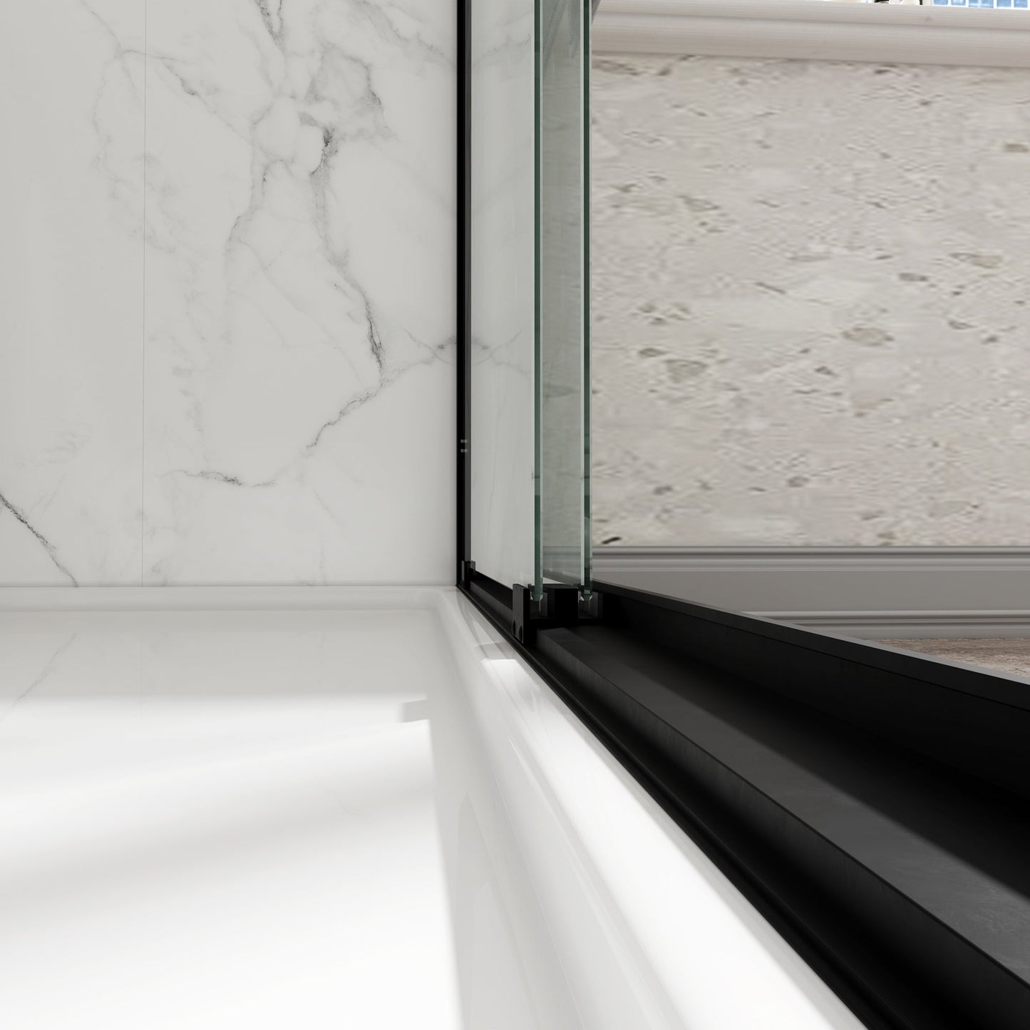 55"-60" W x 72" H Matte Shower Door