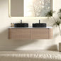 Erba 60 Inch Bathroom Vanity with Sink in Honey