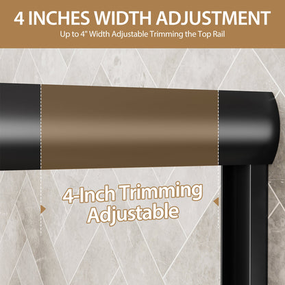 56"-60" W x 72" H Matte Shower Door