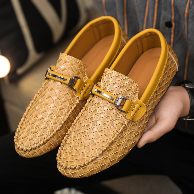 Mens Springsummer Low-top Moccasins Versatile Casual Shoes