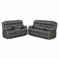 Living Room Set With Pillow Armrest And Tufted Backrest