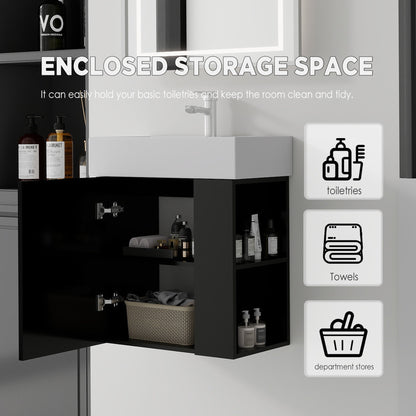 21.6 Inch Floating Bathroom Vanity with Sink