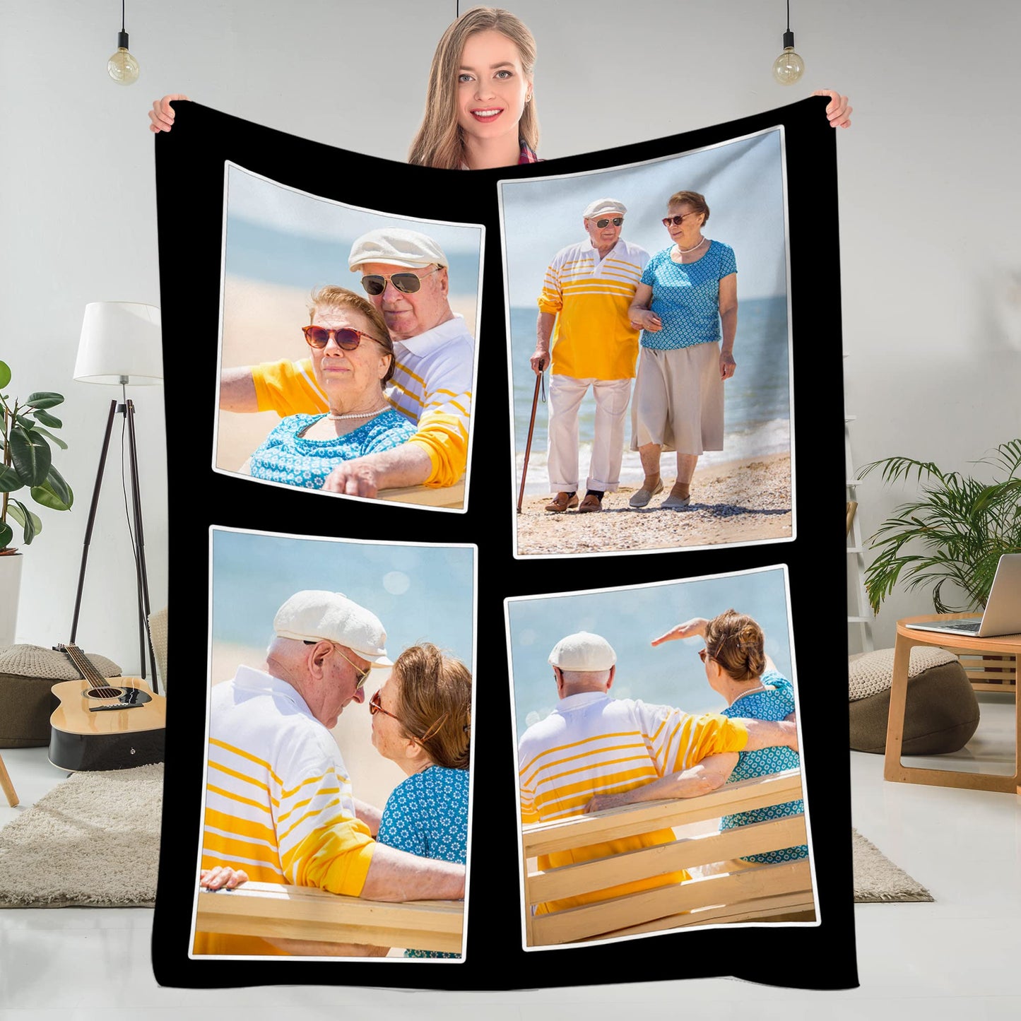 Stylish Air Conditioned Office Lunch Blanket