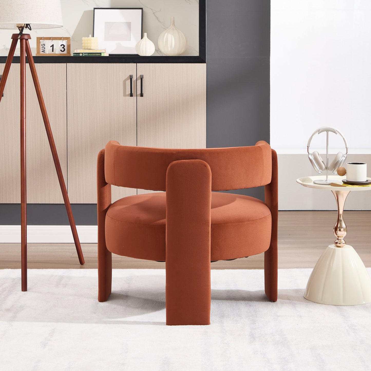 Accent Chair for Living Room, Velvet Comfy Single Sofa Chair