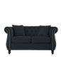 Chesterfield Sofa With Rolled Arms And Nailhead Trim