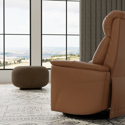 Bentley - Swivel Glider Recliner With Manual Adjustable Headrest & Footrest