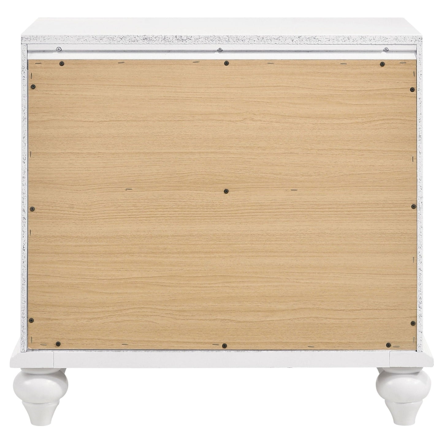 Barzini - 2 Drawer Nightstand Storage - White