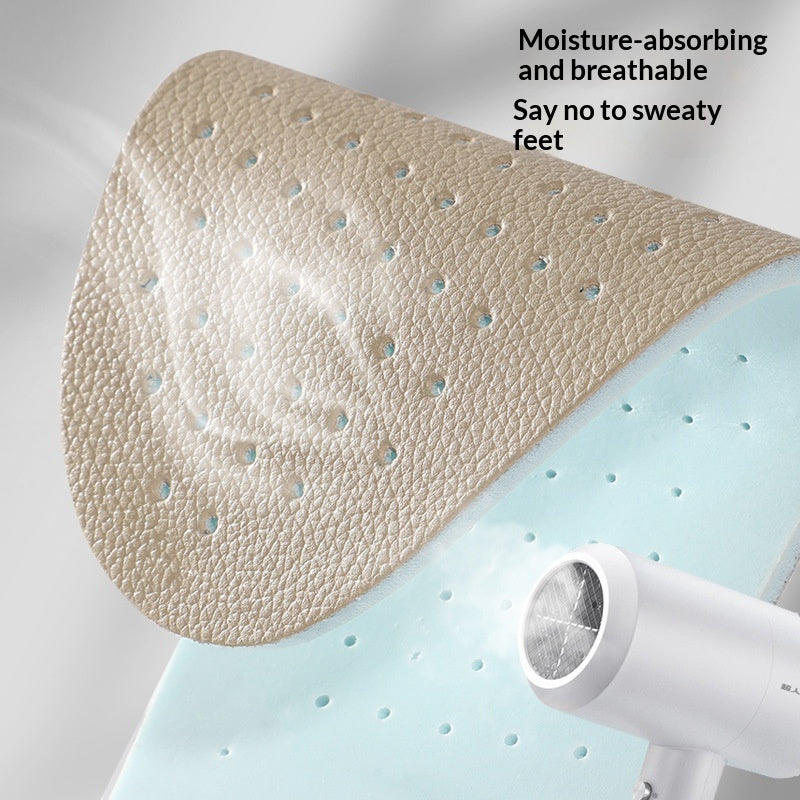 High-elastic Odor-resistant Leather Summer Thin Insoles